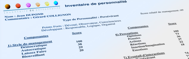 Inventaire personnalité